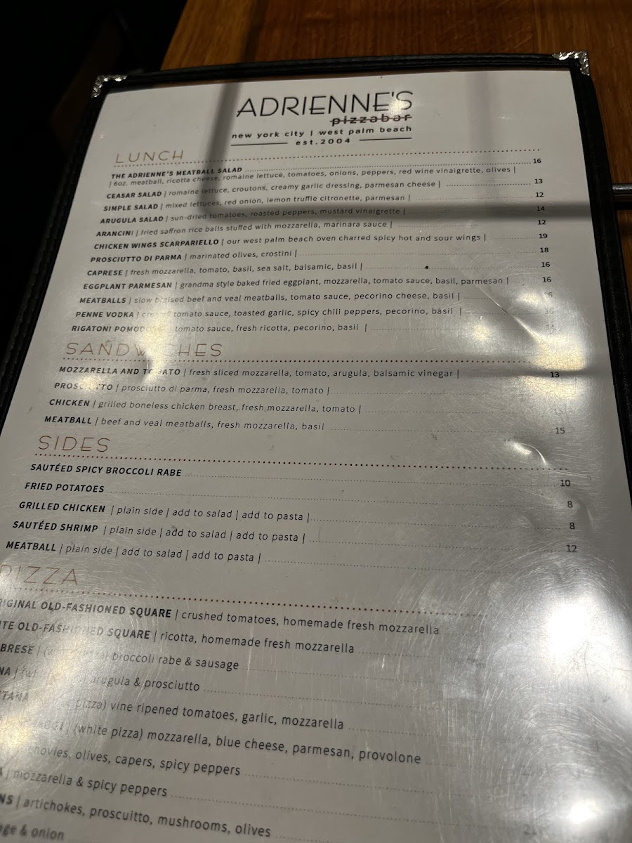 Adrienne's Pizzabar Menu - Image 5